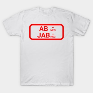 Blood type A B Rhesus negative T-Shirt